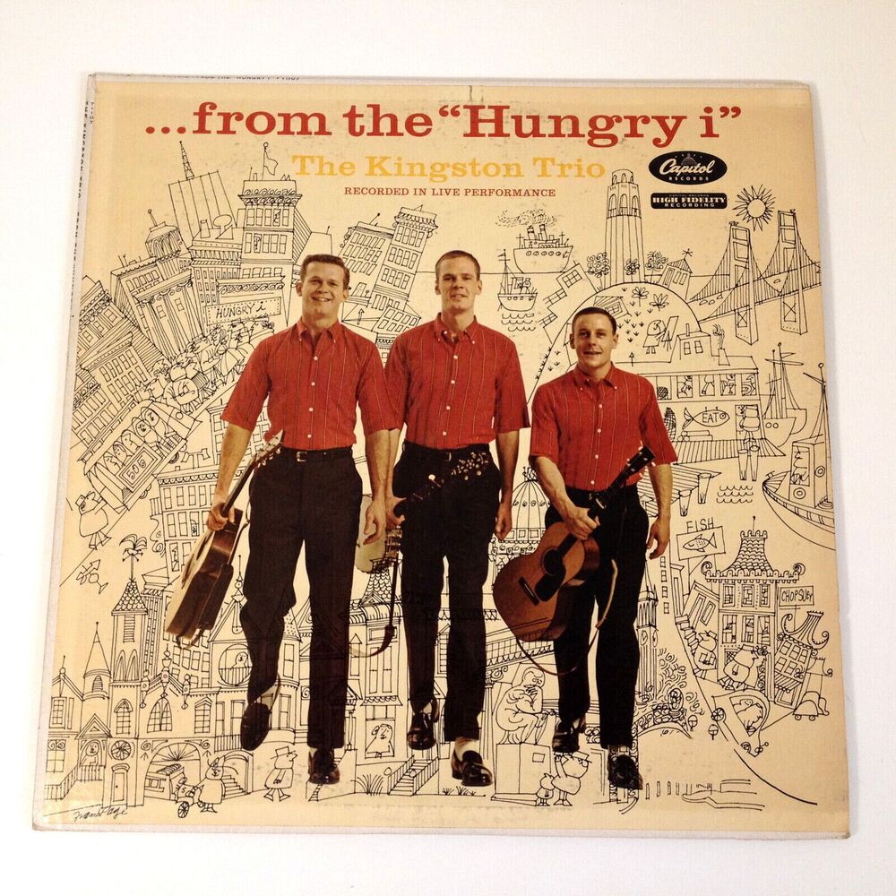 The Kingston Trio From The Hungry i Vinyl LP 1959 Capitol Records T1107